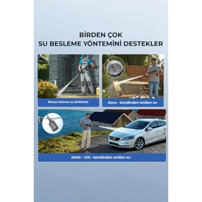 88W Yüksek Basınçlı Yıkama Makinesi, 90 Bar Basınç Kapasitesi