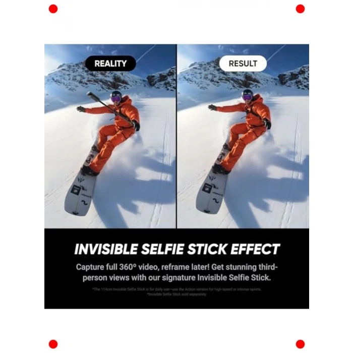 8K 360° Su Geçirmez Aksiyon Kamerası - AI Çip