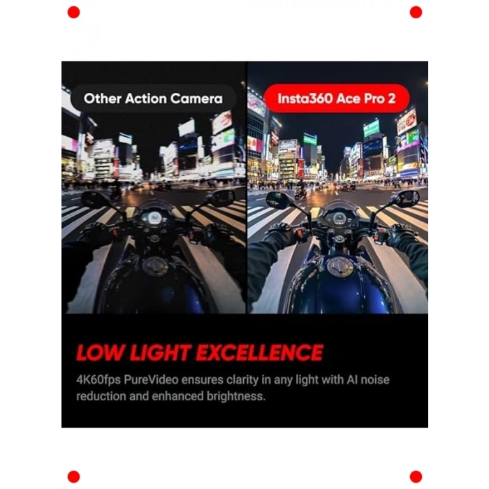 8K Aksiyon Kamerası - Çift Pil Paketi