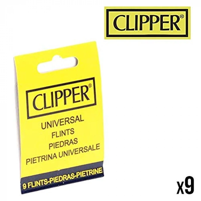 9 adet ® çakmak taşı