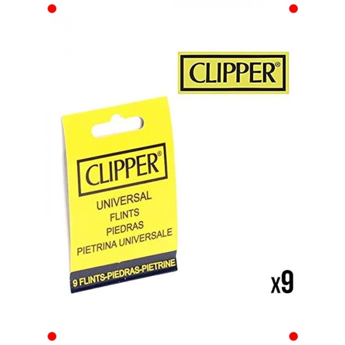 9 Adet Yedek Çakmak Taşı Seti