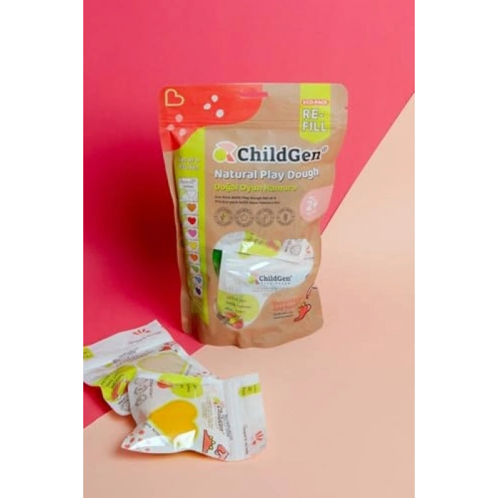 9lu Oyun Hamuru Seti, 9x125 Gram Vakumlu Kartuş Paket