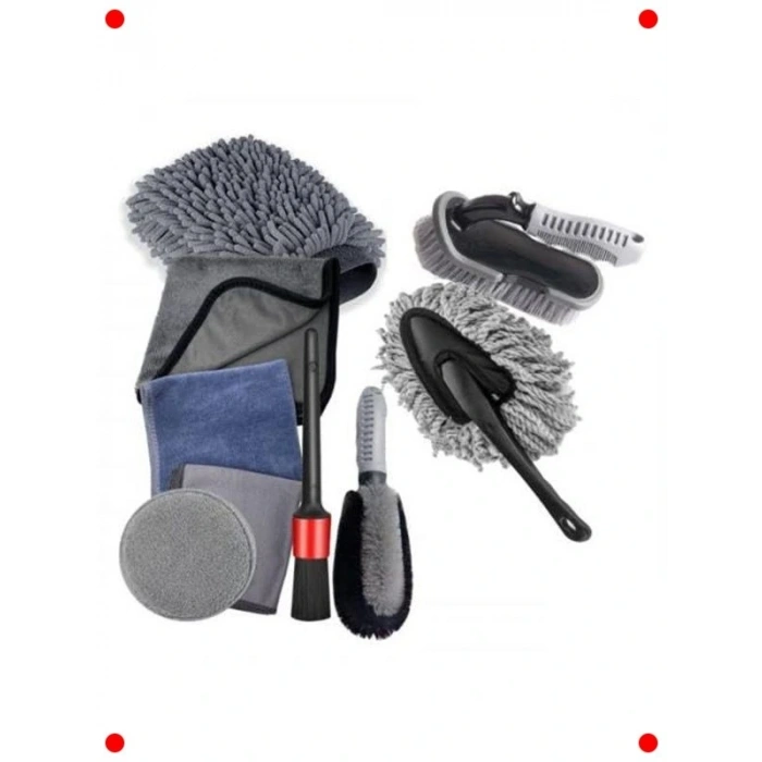 9 Parça  Araç Temizleme & Bakım Seti