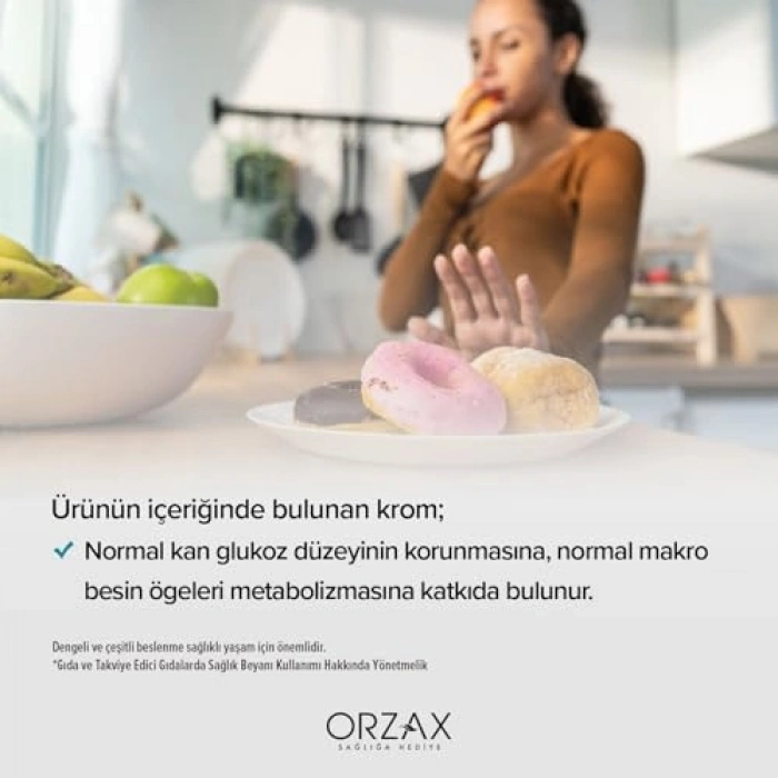 90 Kapsül Krom Pikolinat Takviye Edici Gıda