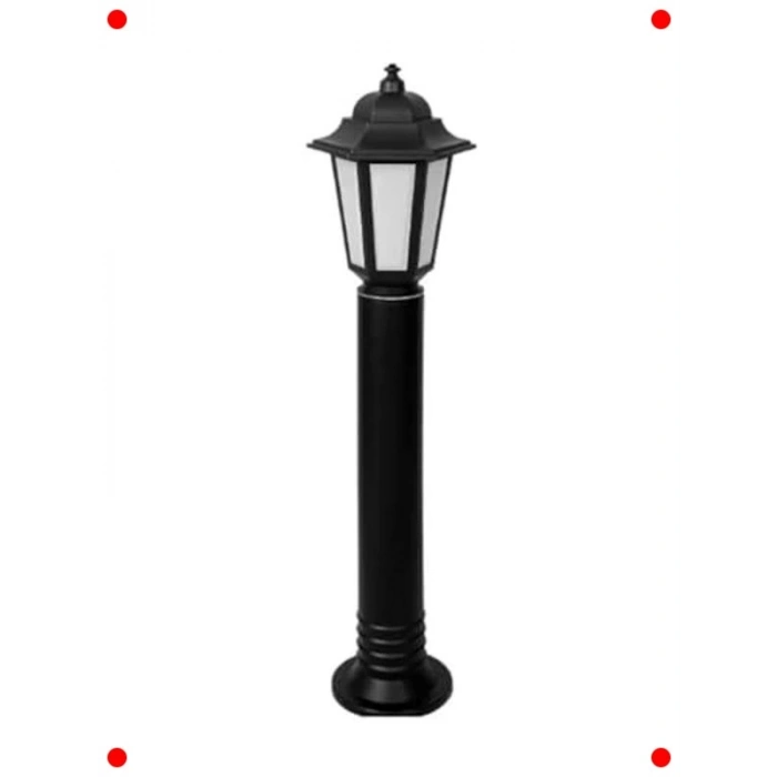 90cm Siyah Bahçe Yol Lambası | Dış Mekan Aydınlatma