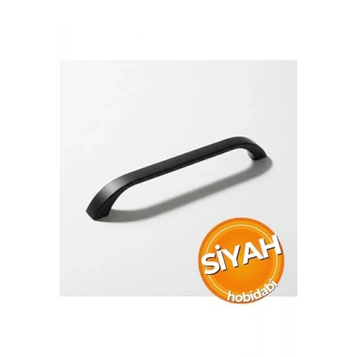 96 mm Siyah Metal Mutfak Dolap Kulpları