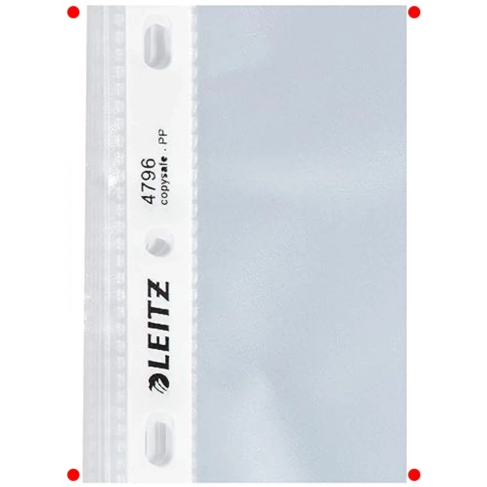 A4 Buzlu Poşet Dosya 100 Adet - 11 Delikli Koruyucu