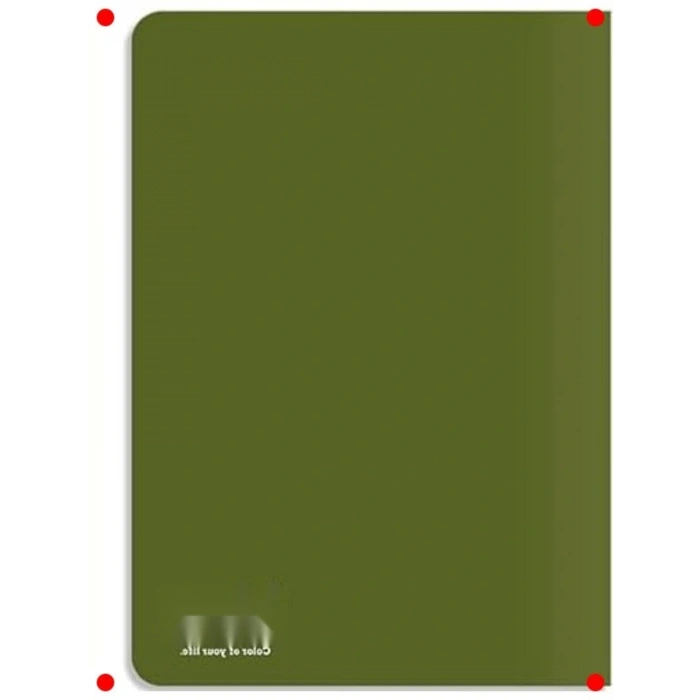 A4 Çizgili Defter - Canlı Yeşil - 60 Yaprak