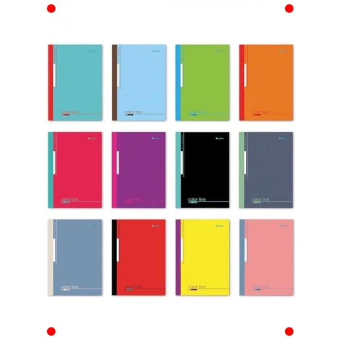 A4 Dikişli Okul Defteri Seti - 6lı Paket