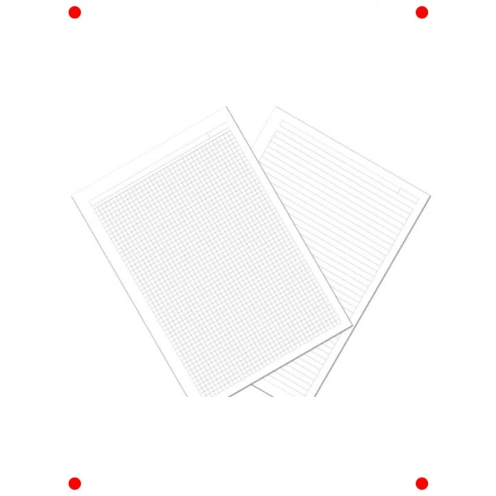 A4 Dikişli Okul Defteri Seti - 6lı Paket