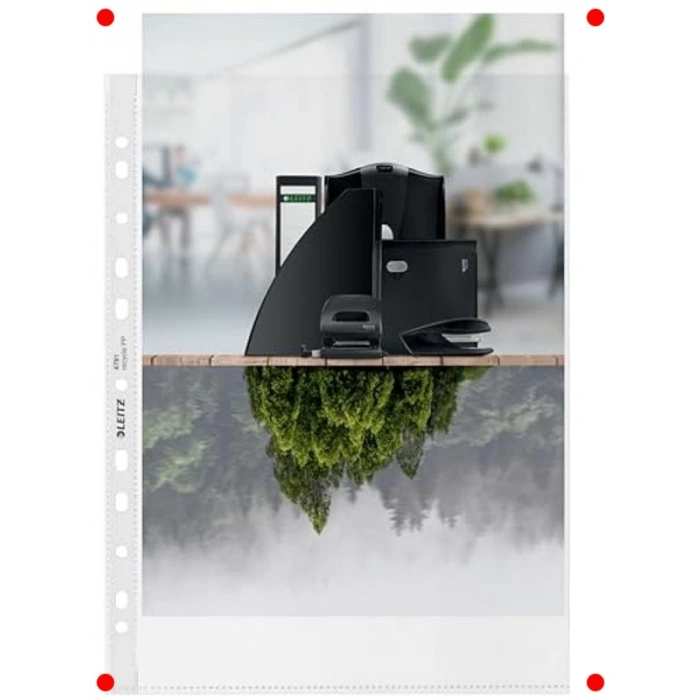 A4 Geri Dönüştürülebilir Şeffaf Poşet Dosya (25li)