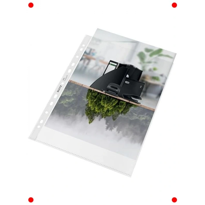 A4 Geri Dönüştürülebilir Şeffaf Poşet Dosya (25li)