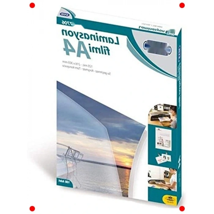 A4 Laminasyon Filmi - 125 Mikron, 100lü Paket