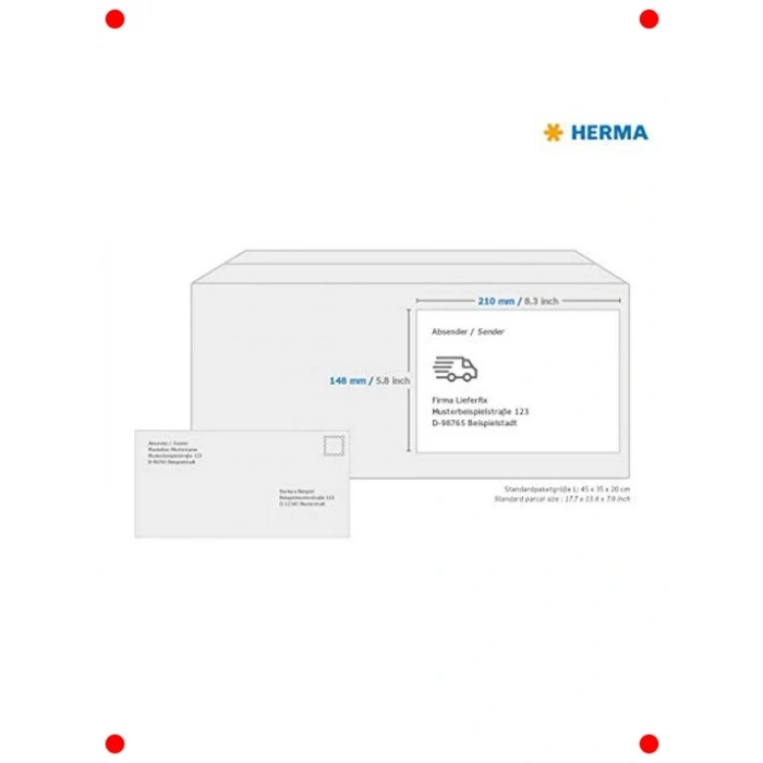 A4 Lazer Yazıcı Uyumlu Premium Beyaz Etiket 100 Adet