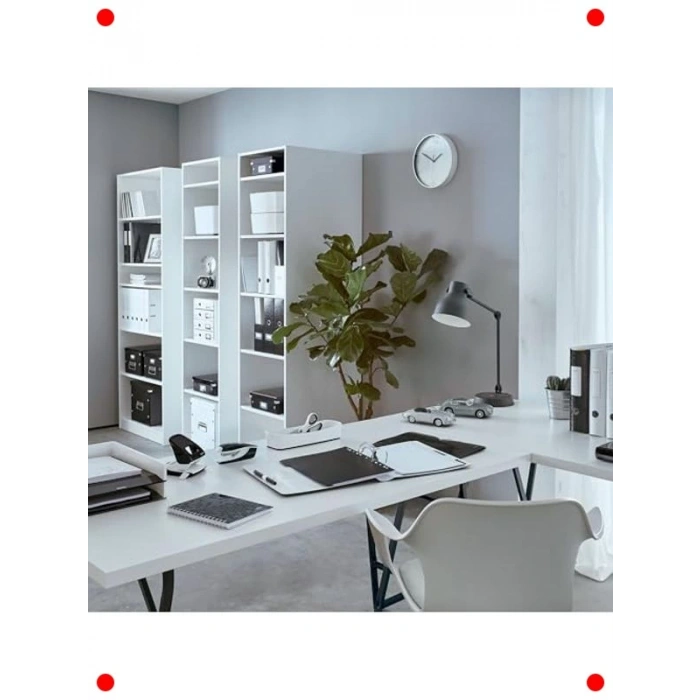 A4 Metalik Mavi Sunum Dosyası (20 Poşetli)