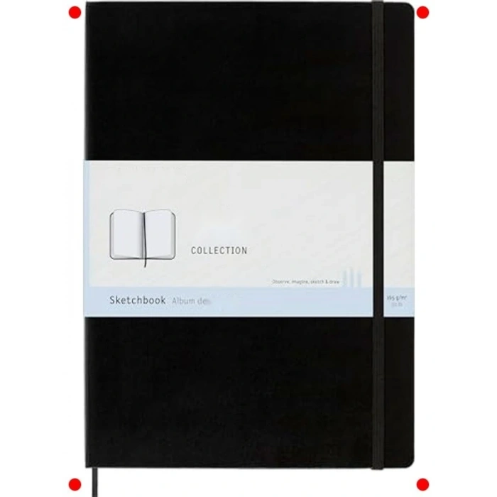 A4 Siyah Sanat Eskiz Defteri