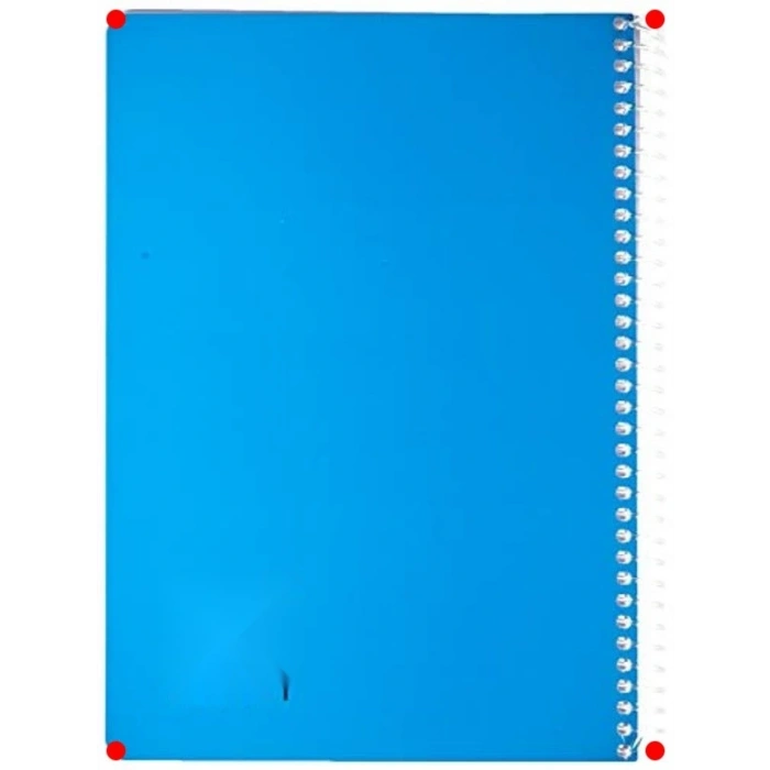 A4 Spiralli Çizgili Defter (144 Yaprak, Mavi)