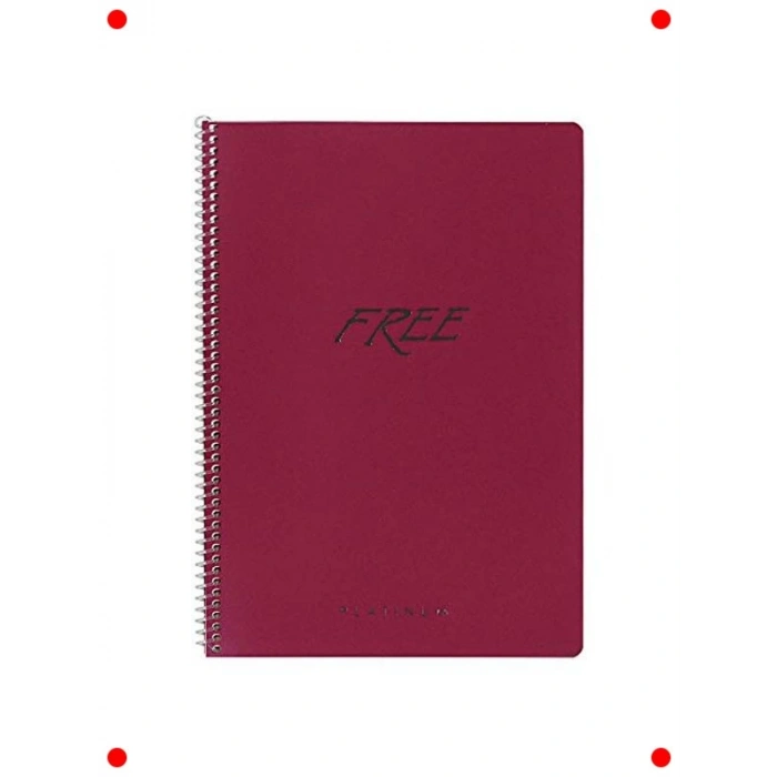 A4 Spiralli Okul Defteri - Çizgili, Dayanıklı Kapak