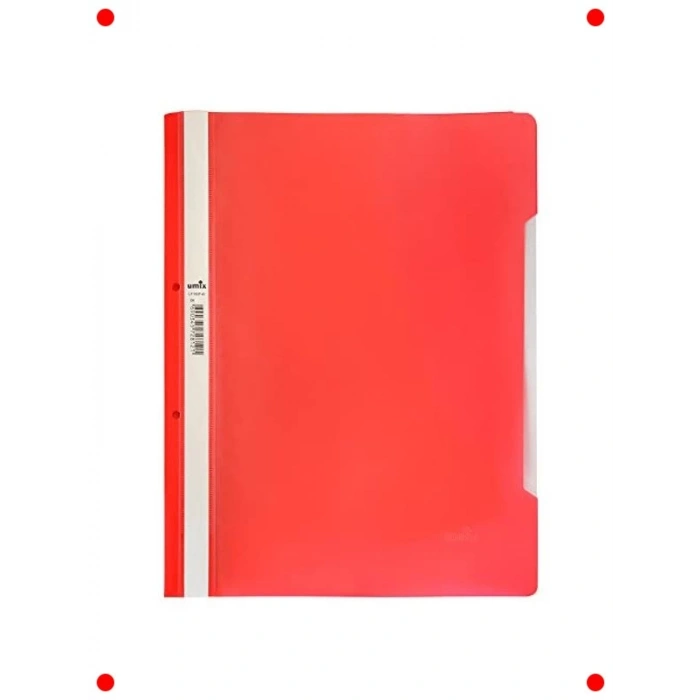 A4 Telli Dosya 50 Adet, Kırmızı