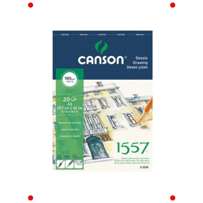 A4 Üstten Spiralli 180gr Resim ve Çizim Defteri 20 Yaprak