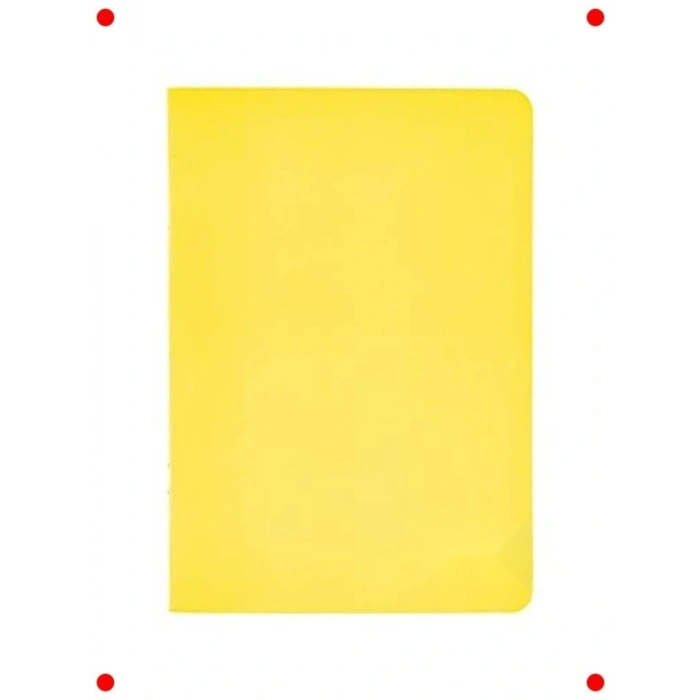 A5 Çizgili Defter, 60 Yaprak, Sarı Kapak