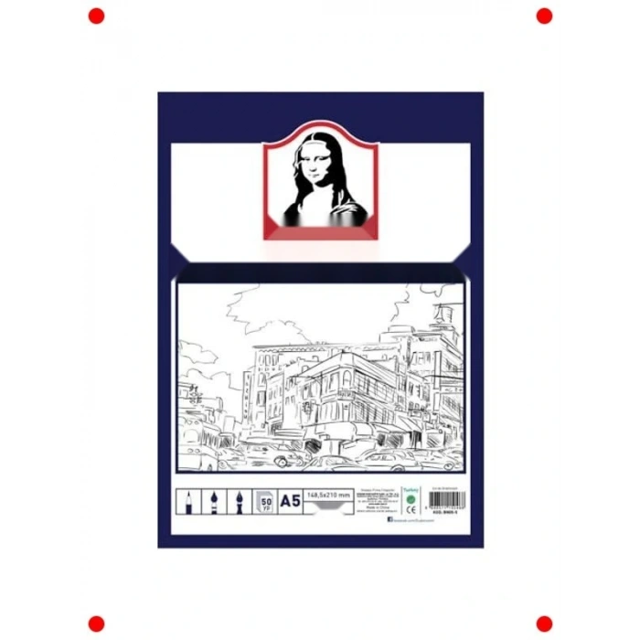 A5 Eskiz Defteri 120 Gr 50 Yaprak