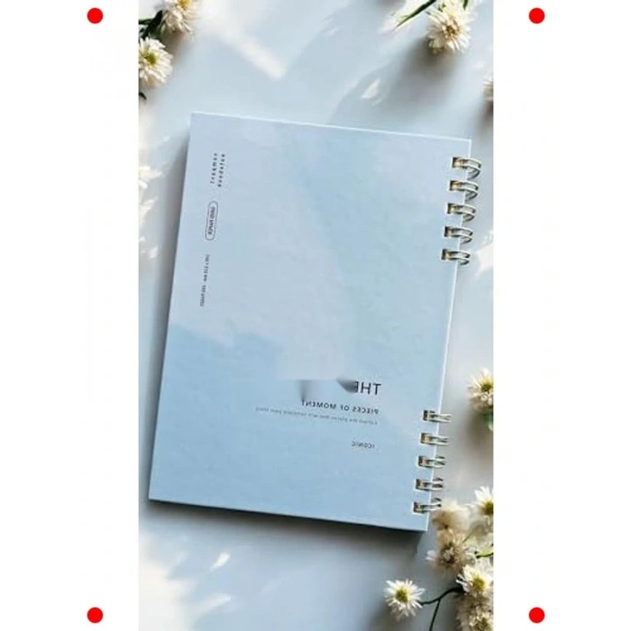 A5 Kareli Spiralli Defter 80 Yaprak - Mavi