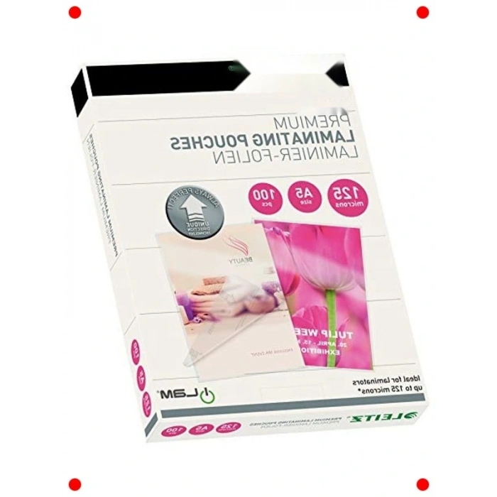 A5 Parlak Sıcak Laminasyon Folyosu (125 Mikron, 100lü)