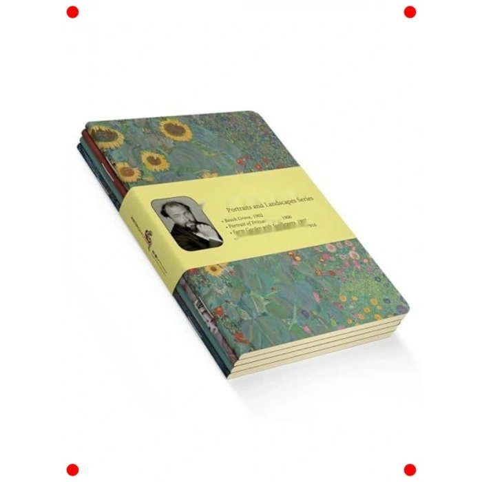 A5 Sanat Defter Seti - Çizgisiz, Esnek Kapak, 4lü