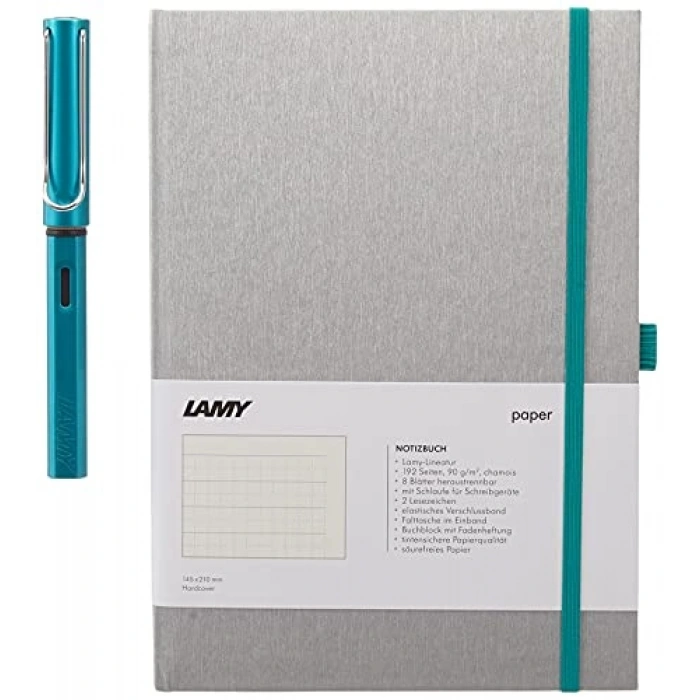 A5 Sert Kapak ve Dolma Kalem Seti, Lamy Marka