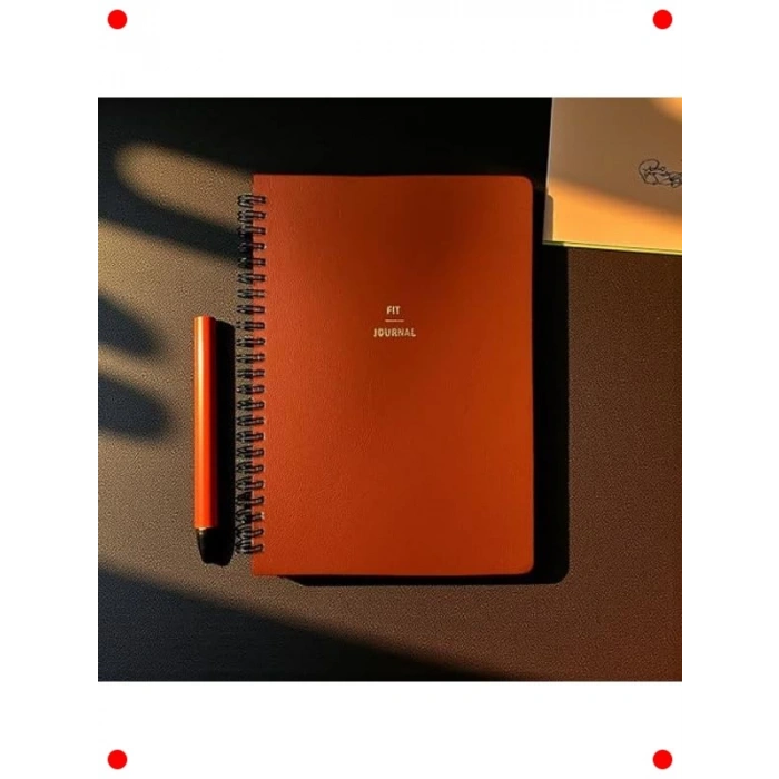 A5 Spiralli 4 Aylık Egzersiz ve Hedef Planlayıcı