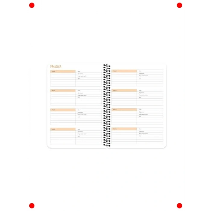 A5 Spiralli Akademik Ajanda - Gözüm Yükseklerde