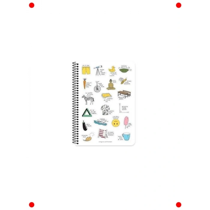 A5 Spiralli Akademik Ajanda - Gözüm Yükseklerde