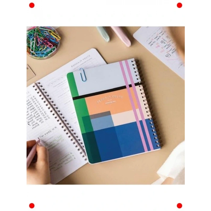 A5 Spiralli Çalışma Planlayıcısı - Sınav Hazırlık