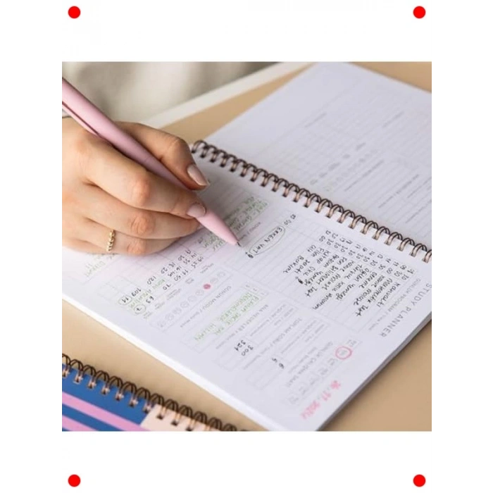 A5 Spiralli Çalışma Planlayıcısı - Sınav Hazırlık