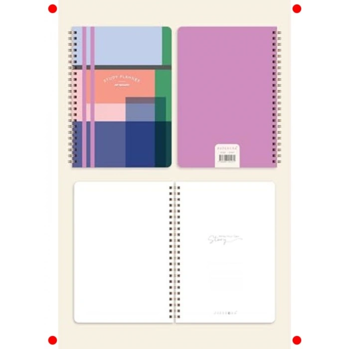 A5 Spiralli Çalışma Planlayıcısı - Sınav Hazırlık