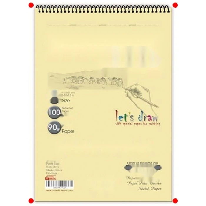 A5 Spiralli Sanatçı Eskiz Defteri