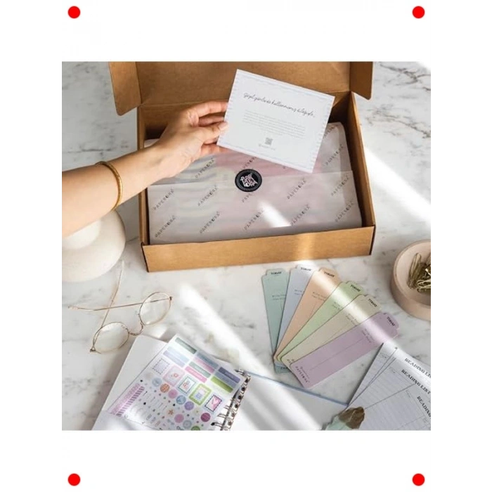 A5 Spiralli Süresiz Ajanda - Mavi Papatyalar, Motivasyonlu