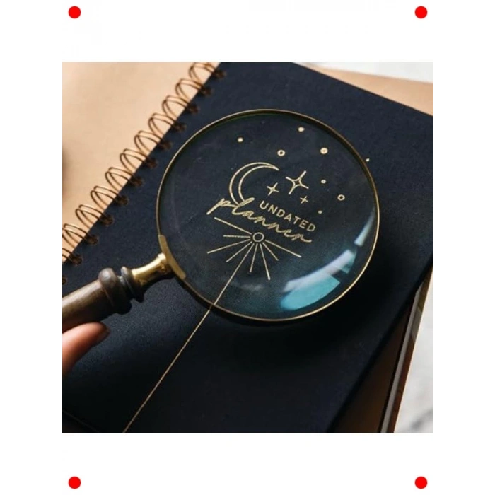 A5 Spiralli Süresiz Keten Ajanda Siyah