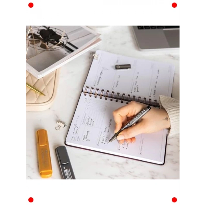 A5 Süresiz Leopar Desenli Spiralli Planlayıcı