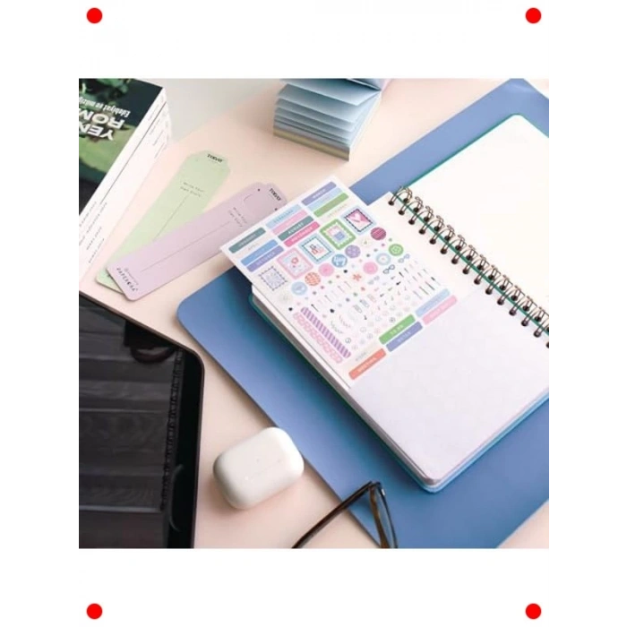 A5 Süresiz Spiralli Renkli Motivasyon Ajandası