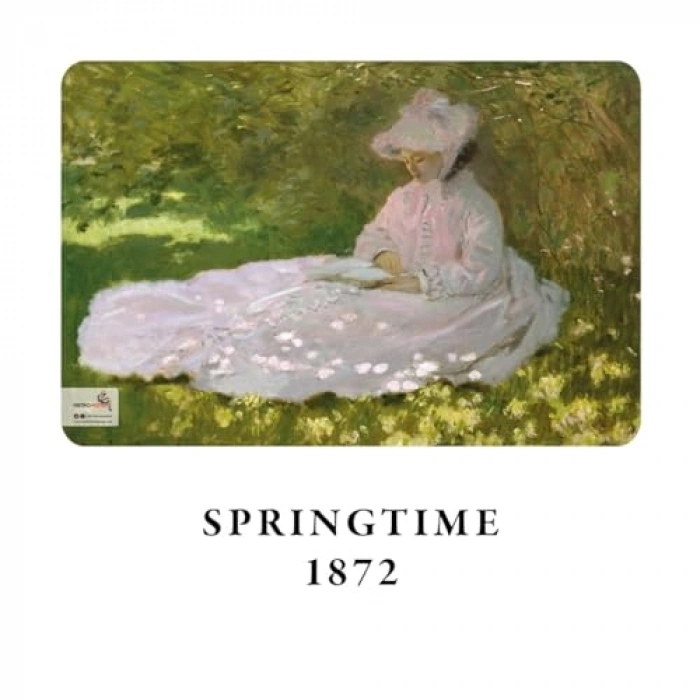 A6 Boyutunda 4lü Defter Seti, Claude Monet Desenli, 192 Sayfa