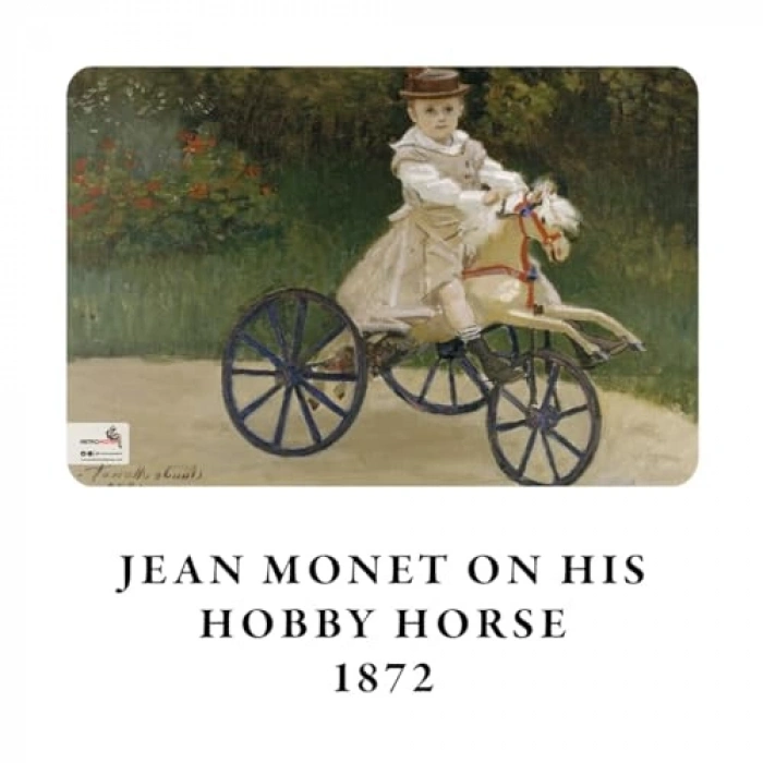 A6 Boyutunda 4lü Defter Seti, Claude Monet Desenli, 192 Sayfa