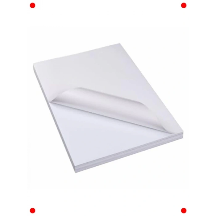 A6 Mat Etiket Kağıdı - 100 Yaprak, Güçlü Yapışkanlı