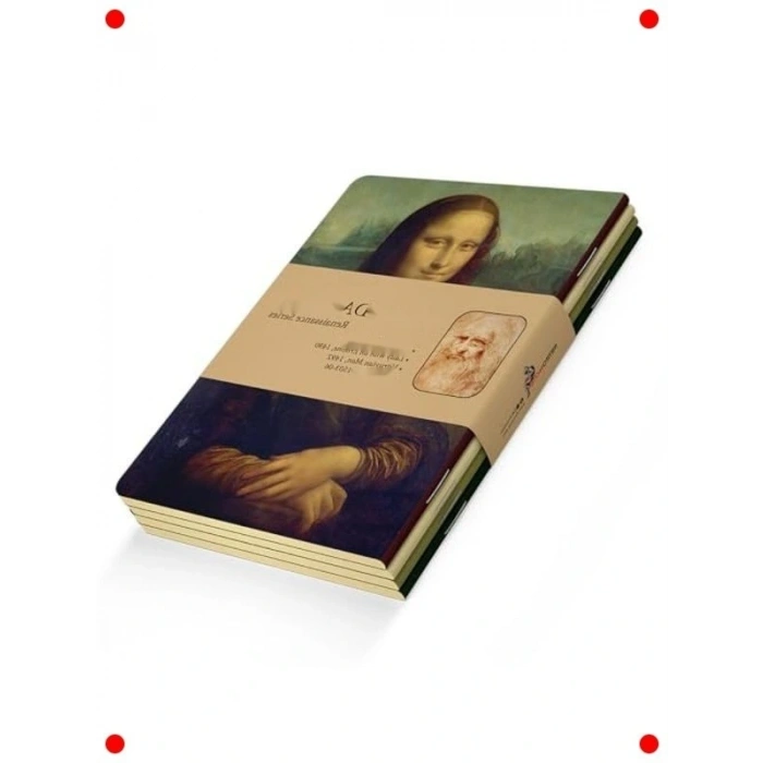 A6 Mini Defter Seti, 4lü, Çizgisiz, Esnek Kapak