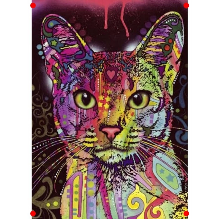 Abyssinian Kedi Temalı 2000 Parça Yapboz