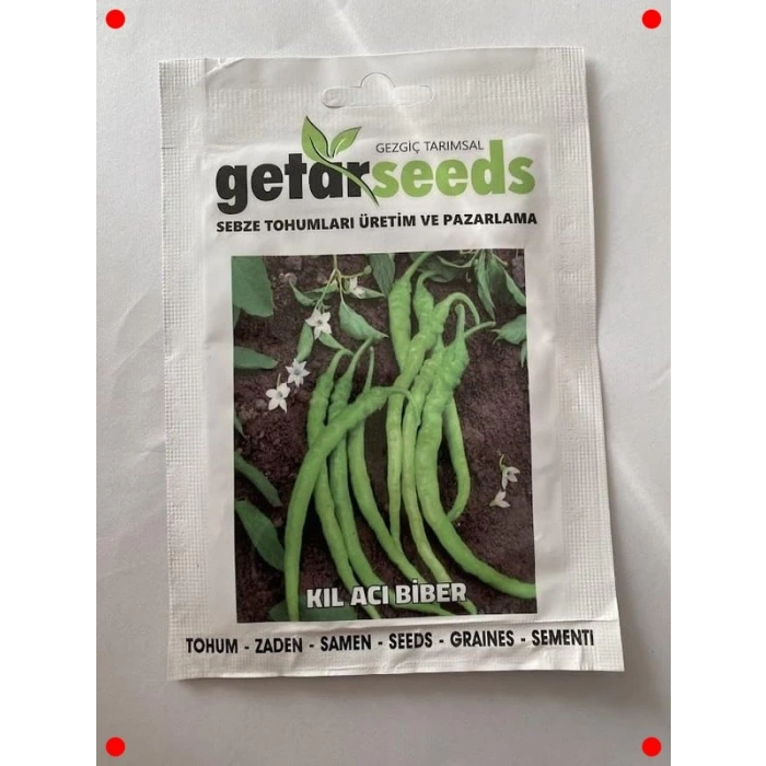 Acı Kıl Biber Tohumu - 5 gr - İnce & Keskin