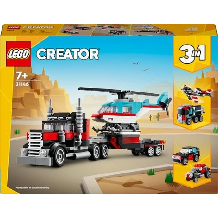 Açık Kasa Kamyon Yapım Seti, 270 Parça Eğlenceli Oyun