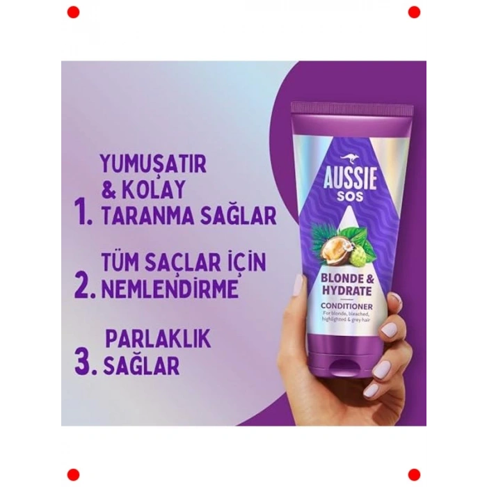 Açık Renk Saçlar İçin Nemlendirici Saç Kremi 350ml