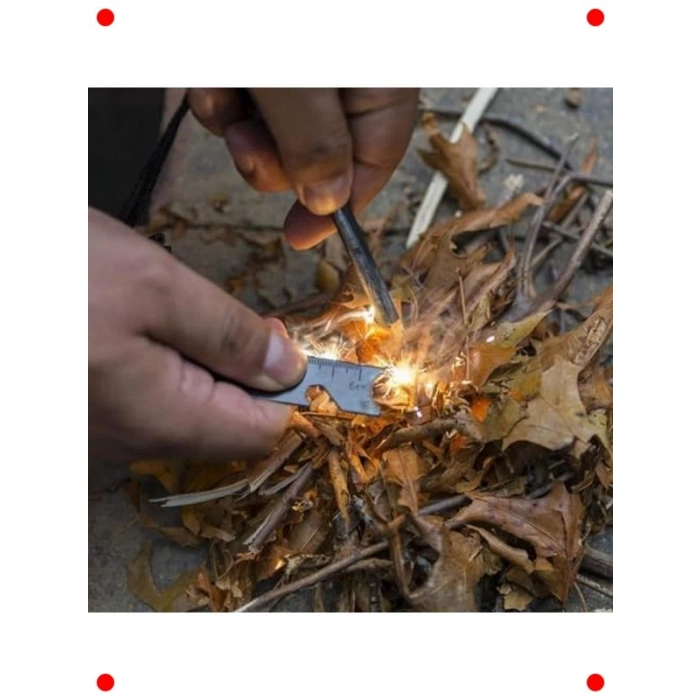 Acil Durum Ateş Başlatıcı Kit (Düdük Hediyeli)